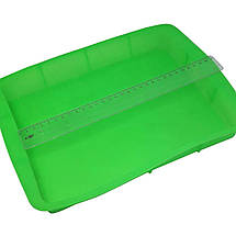 Силіконова форма для випічки MagicKitchen №729 Деко прямокутне 32х25х4 см, фото 3