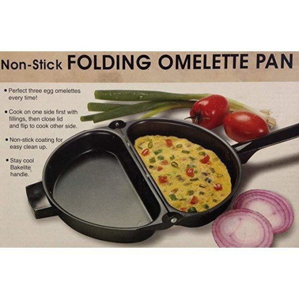 Двойная сковорода для омлета антипригарная Folding Omelette Pan - фото 7 - id-p1546434311