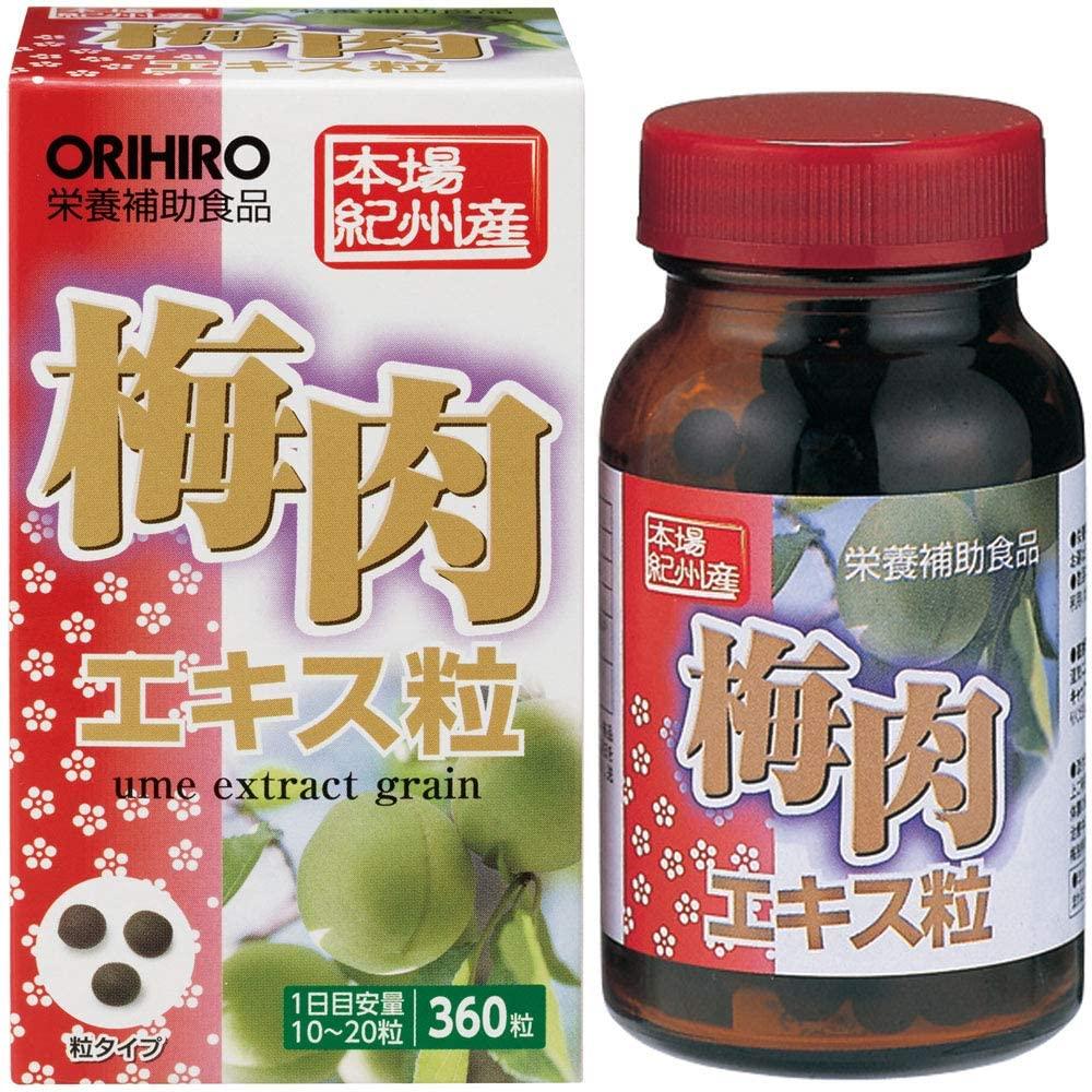 Orihiro Екстракт японської сливи UME і екстракт сливового оцту для здоров'я печінки, 360 таблеток