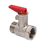 Запобіжний клапан для бойлера Europroduct EP.2001 - 1/2" 6BAR (з ручкою) (EP6035), фото 2