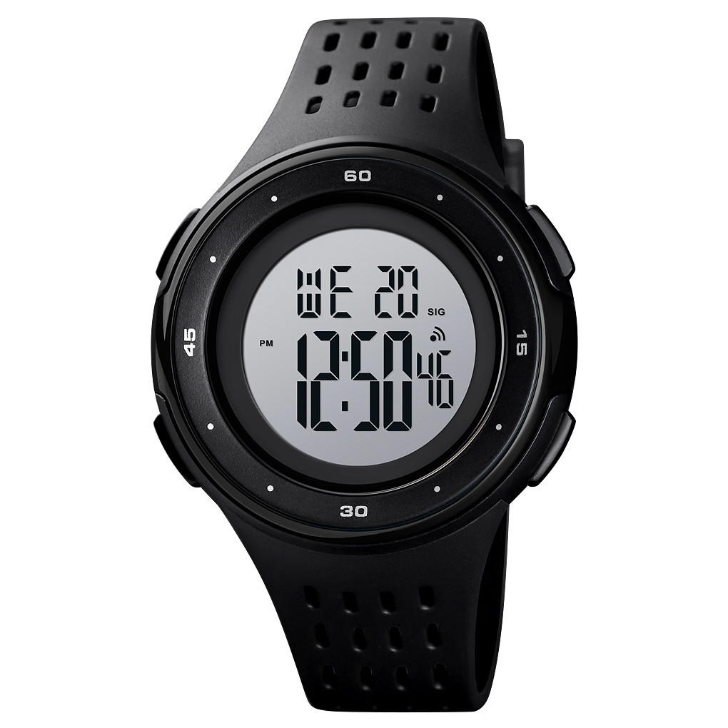 SKMEI 1537 годинники чоловічі Чорні/Білі