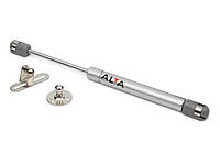 Подъемник ALVA газовый углового открывания вверх N60 L=247 мм мебельный серебро