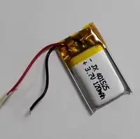 Батарея 120mAh 3.7V 401525 Літій-Полімер Акумулятор для MP3 Плеєра GPS Відеореєстратора