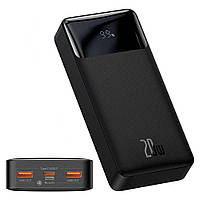 Power Bank Baseus Bipow Digital Display 20000mAh 20W 2x USB / USB Type C / micro USB, Black (PPDML-M01)