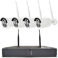 Комплект відеоспостереження бездротової DVR MELAD HD 5G KIT WiFi 4ch набір на 4 камери (11532)