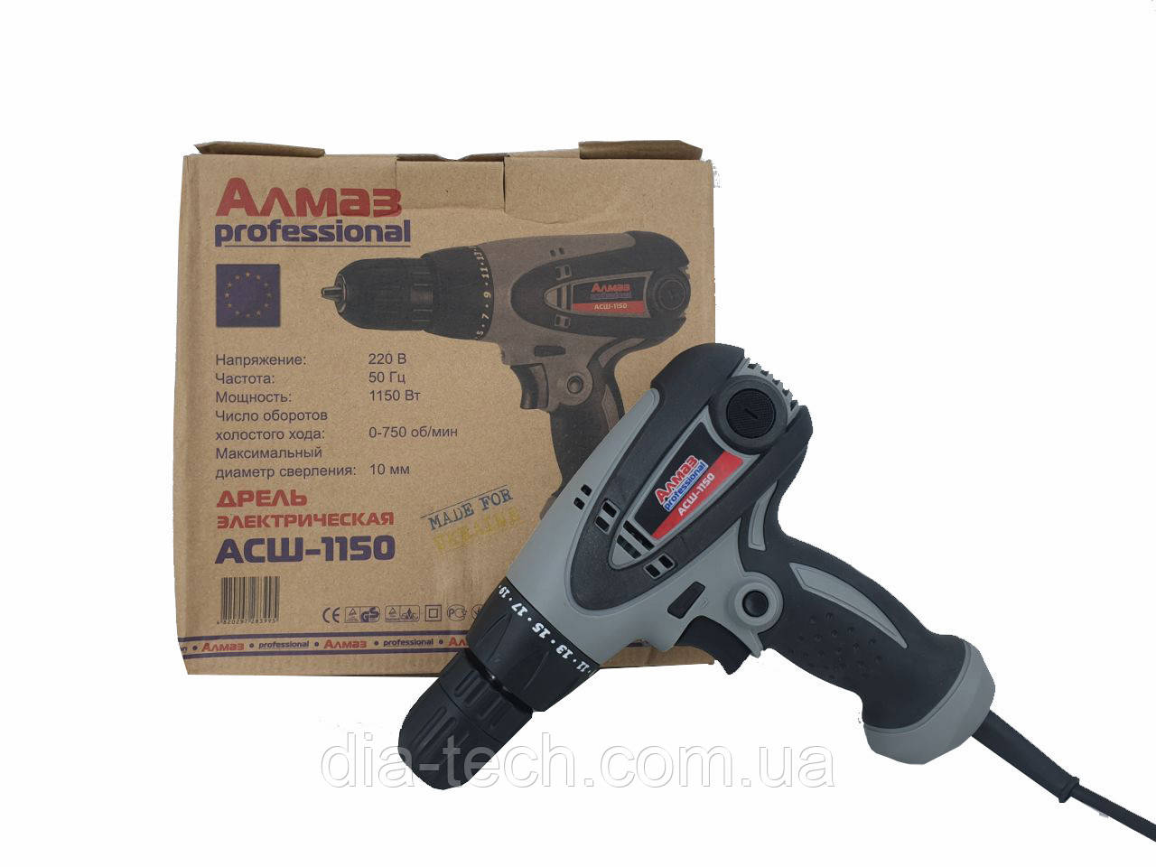 Шурупокрут мережевий Алмаз АСШ-1150 professional
