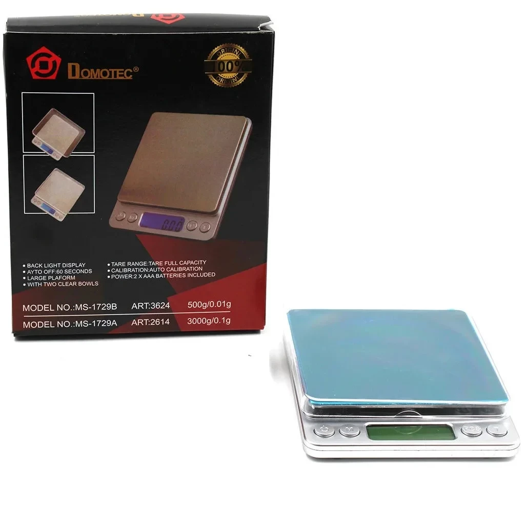 Весы ACS 500gr/0.01 g BIG 12000 MS 1729B Domotec