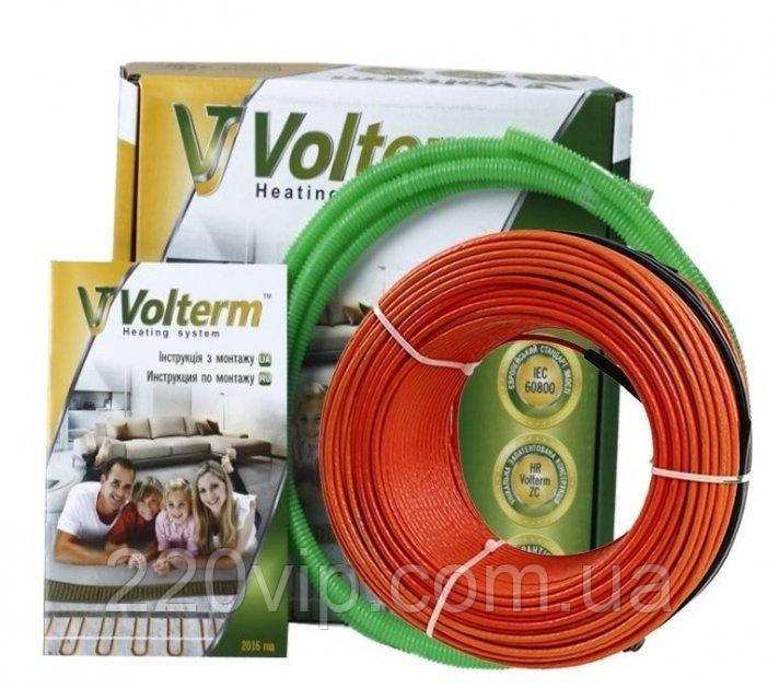 Нагревательный кабель Volterm HR18 7,5м 140Вт (1м²), теплый пол под плитку/стяжку Волтерм, Вольтерм кабельный - фото 1 - id-p1546503070