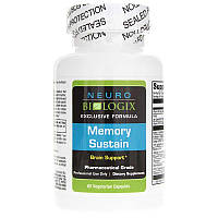 Neurobiologix Memory Sustain Поддержание памяти 60 капсул.