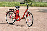 Електровелосипед SKYBIKE LIRA (350W-36V) Червоний, фото 4