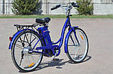 Електровелосипед SKYBIKE LIRA (350W-36V) Синій, фото 8