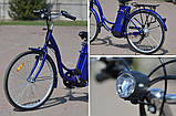 Електровелосипед SKYBIKE LIRA (350W-36V) Синій, фото 9
