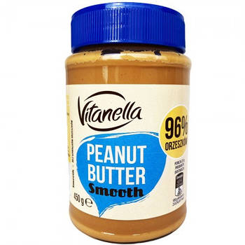 Арахісова паста Vitanella "Peanut butter Smooth" 450 гр. Польща