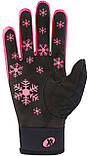 Рукавиці KinetiXx Lotta лижні жіночі чорні з рожевим розміром 6,5, фото 2