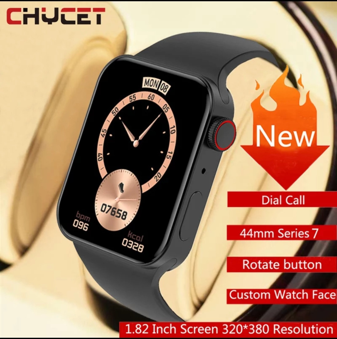 Смартгодинник iWatch 7 Чорний Smart Watch 7 series Розумний годинник Фітнес браслет