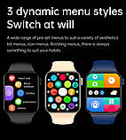 Смартгодинник iWatch 7 Рожевий Smart Watch 7 series Розумний годинник Фітнес браслет, фото 3