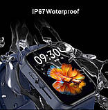 Смартгодинник iWatch 7 Рожевий Smart Watch 7 series Розумний годинник Фітнес браслет, фото 9
