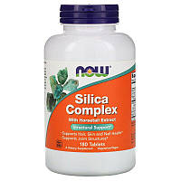 Silica Complex with Horsetail Extract Now Foods 180 таблеток