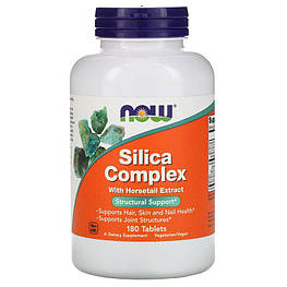 Silica Complex with Horsetail Extract Now Foods 180 таблеток