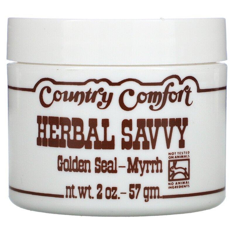 Крем, жовтокорін і мирра, Herbal Savvy, Country Comfort (57 г)