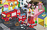Моя перша книга наліпок "Пожежники" завдання, розмальовка, гра, укр., фото 6