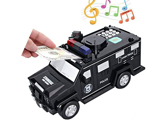 Дитяча копілка сейф машина поліцейська Hummer Cach Truck / 6688-19
