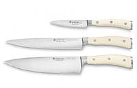 Набор ножей 3 пр. Wuesthof Classic Ikon Creme,1120460301