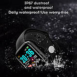 Смарт-годинник Y68 Чорний Smart Watch Розумний годинник Фітнес браслет Фітнес-трекер Смарт-відч D20, фото 9