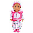 Одяг для ляльки Бебі Борн / Baby Born 40-43 см Набір одягу Рожевий єдиноріг 8502, фото 3