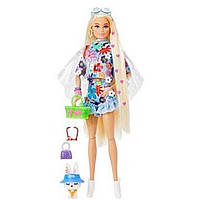 Barbie Extra Doll квітковому жакеті #12