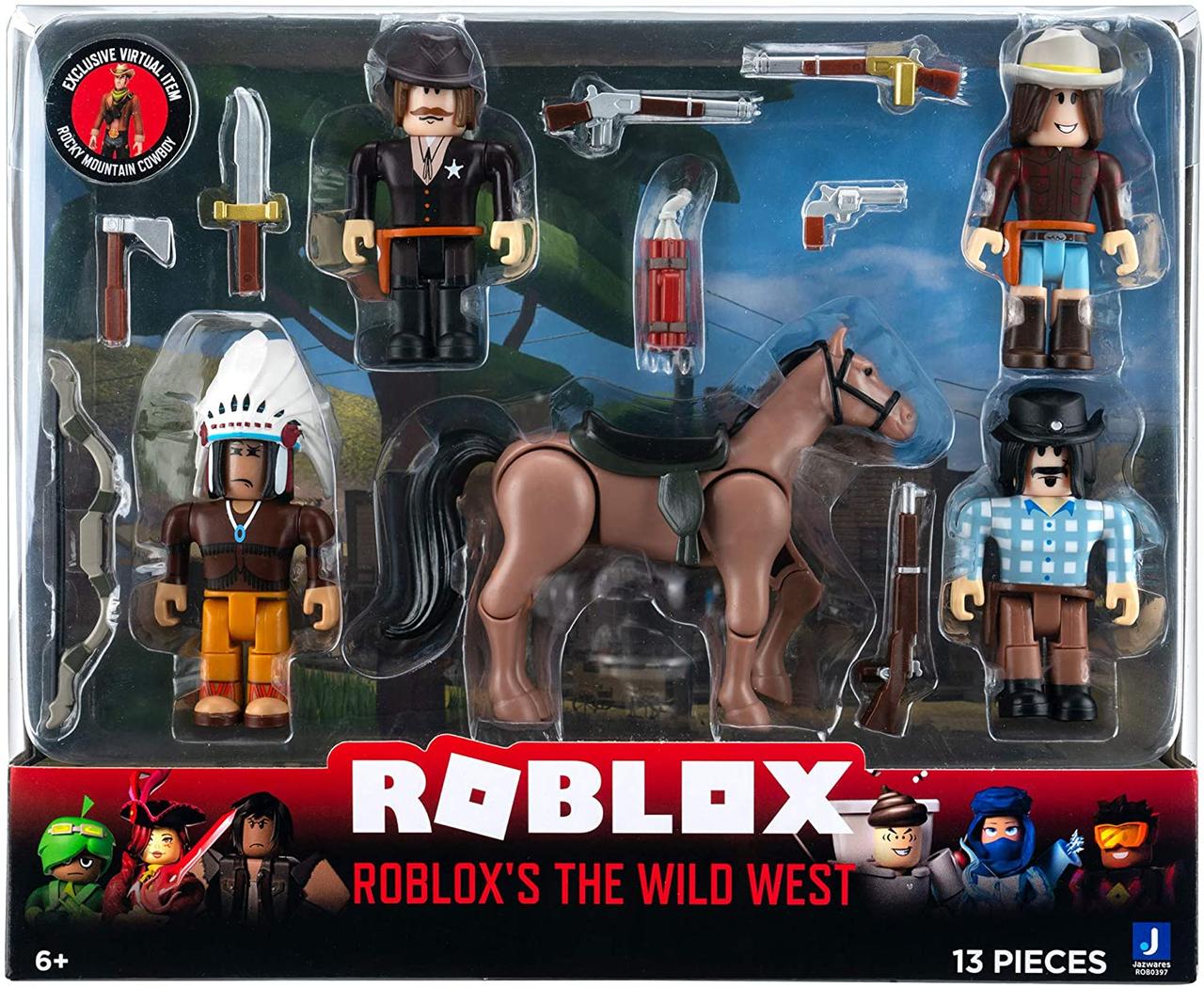 Игровой набор фигурок "Multipack Roblox's The Wild West W9" - Jazwares