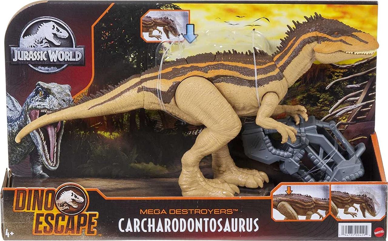 Динозавр Кархародонтозавр Jurassic World Destroyers Dinosaur, Mattel