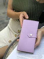 Кожаный кошелек Lucky Max 20005 фиолетовый - 20005