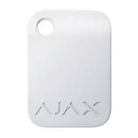 Брелок для охранной системы Ajax Tag White 10 - Топ Продаж!