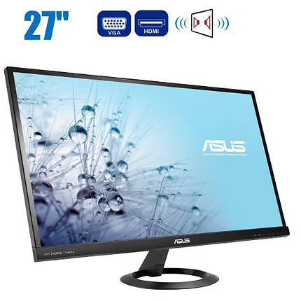 Монітор Б-клас Asus VX279H / 27" (1920x1080) IPS / VGA, HDMI / вбудовані колонки 2x 1.5 W, фото 2