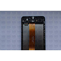 Дисплей з сенсором Samsung A022 Galaxy А02 Black, GH81-20181A, оригінал з рамкою!, фото 5