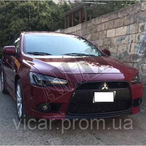 Передние фары LED Mitsubishi Lancer X (2007-2019) - фото 2 - id-p1138828220