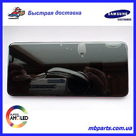 Дисплей з сенсором Samsung G980 Galaxy S20 Cloud, Pink, GH82-22123С, оригінал!