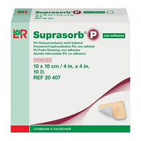 Повязка губчатая полиуретановая SUPRASORB P 10х10 см (10 шт/уп)