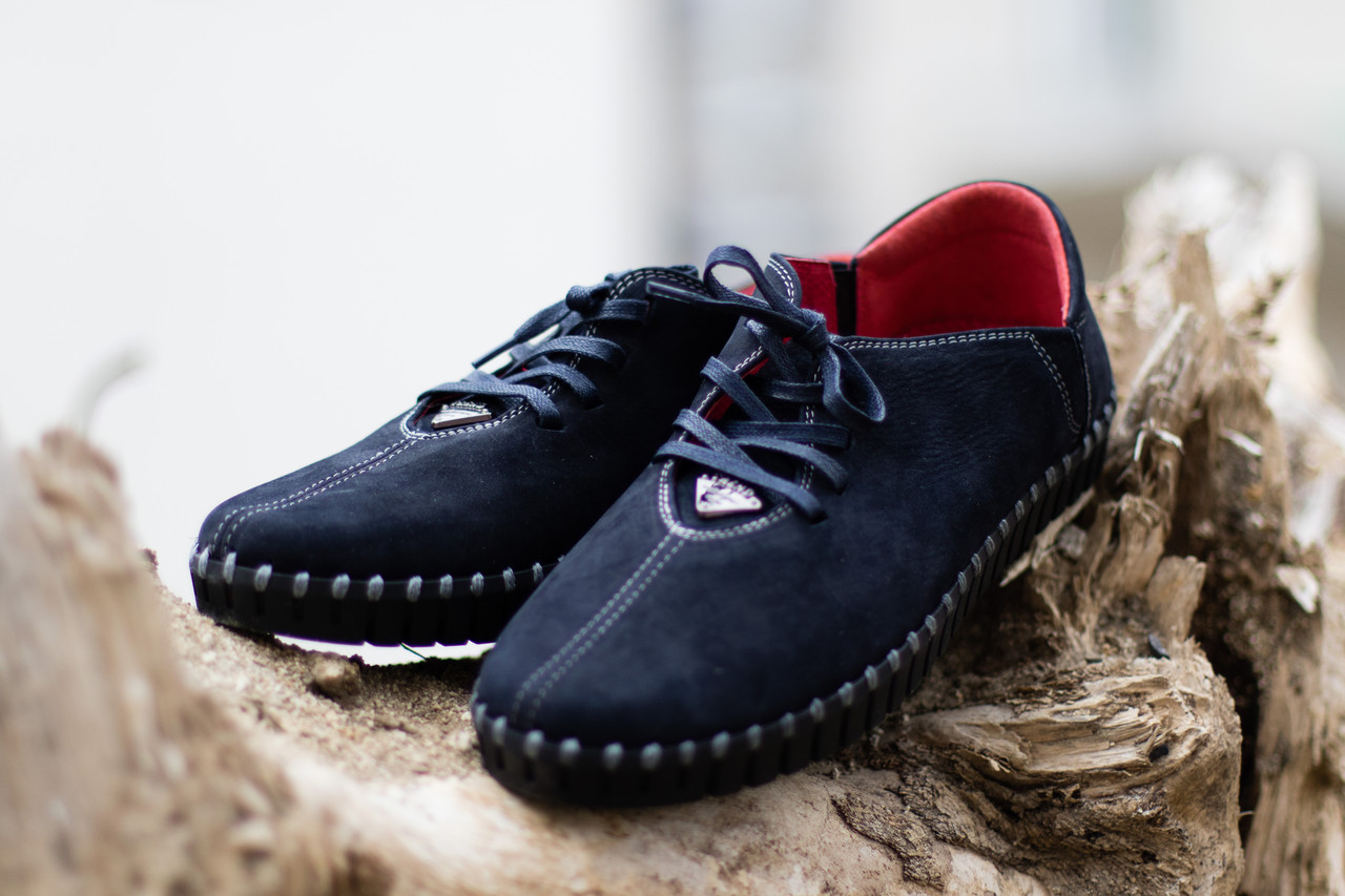 Кращий вибір - сині мокасини Prime Shoes