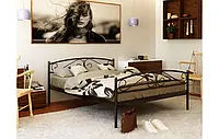 Кровать двуспальная металлическая VERONA-2 МК. Кровать в спальню из металла в стиле лофт Loft