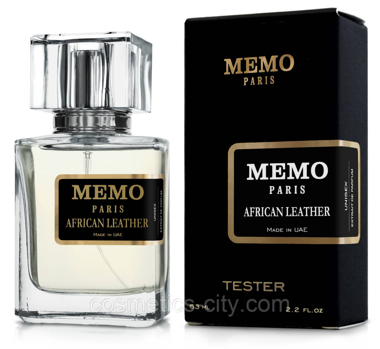 Тестер унісекс Memo African Leather, 63 мл.