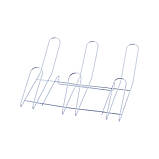 Сушарка для посуду двоярусна Kamille KM-0765A 55х24,5х37 см Червоний Настільна сушка для посуду, фото 2