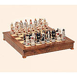 Шахові фігури "Битва При Геттісбергу" середній розмір Nigri Scaccchi SP89, фото 2