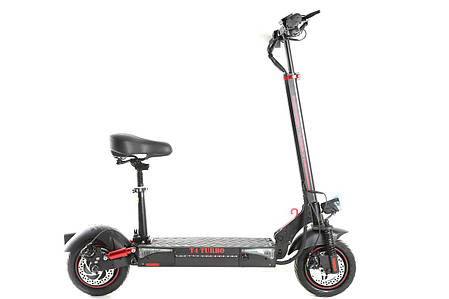 Електросамокат Crosser T4 TURBO Air 10 inch (15Ah) + сидіння, фото 1