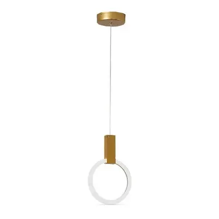 LED світильник Feron MUSE AL6510 10W 620Lm 4000К золото (40242) 7506, фото 1