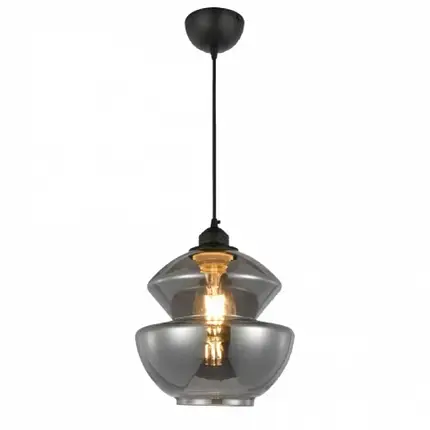 Світильник підвісний Horoz HARMONY-1 Е27 титановий 021-017-0001-010, фото 1