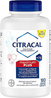 Bayer Citracal Maximum Plus 180 таблеток (4384303989)