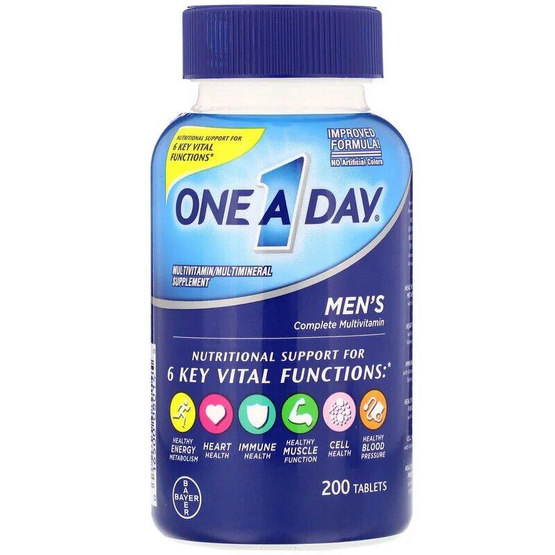 Bayer One A Day Men's 200 таблеток (4384303990)
