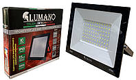 Прожектор LED SMD 100W 6000K черный (L-15см с радиатором) STANDARDeco ТМ LUMANO(12 мес.гар.)